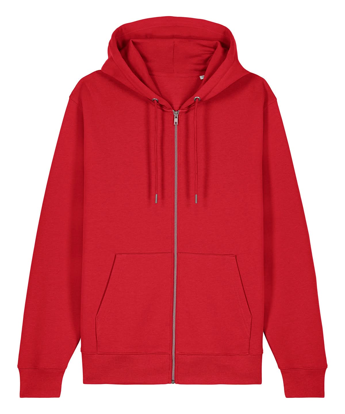 Stanley/Stella Unisex Cultivator 20 Iconic Zip Thru Hoodie Sweatshirt STSU179 Red SX712 - Red - Customisable Hoodies