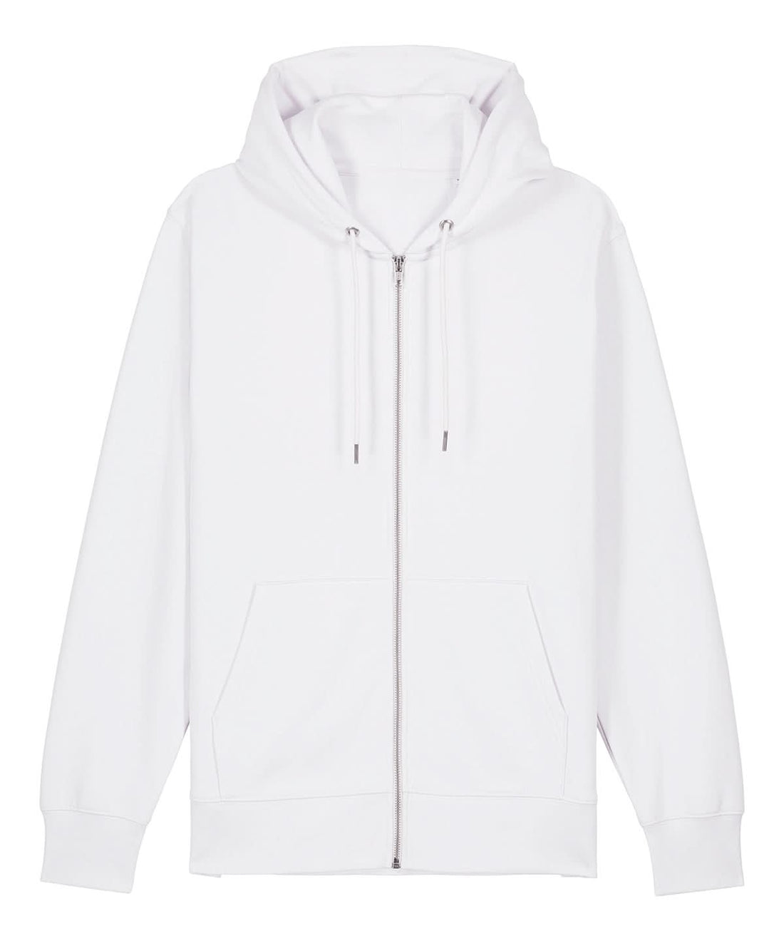 Stanley/Stella Unisex Cultivator 20 Iconic Zip Thru Hoodie Sweatshirt STSU179 White SX712 - White - Customisable Hoodies