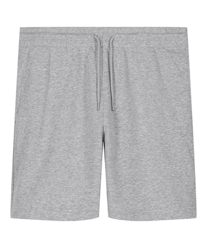 Stanley/Stella Unisex Trainer 20 jogger shorts STBU186 SX722 - Heather Grey - Customisable Shorts