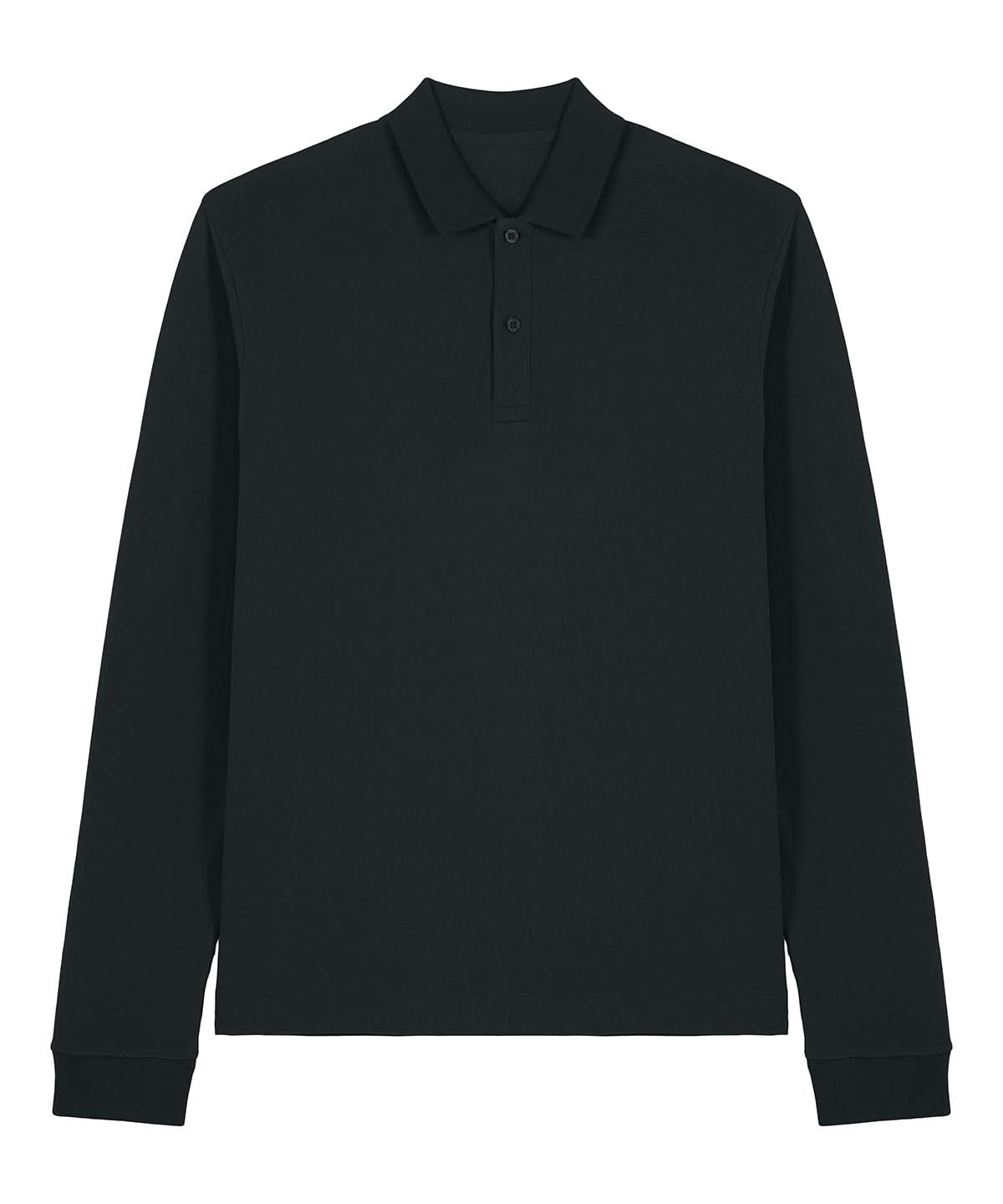 Stanley/Stella Prepster 20 long sleeve STPU223 SX727 - Black - Customisable Polos