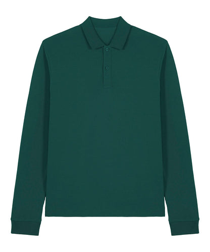 Stanley/Stella Prepster 20 long sleeve STPU223 SX727 - Glazed Green - Customisable Polos