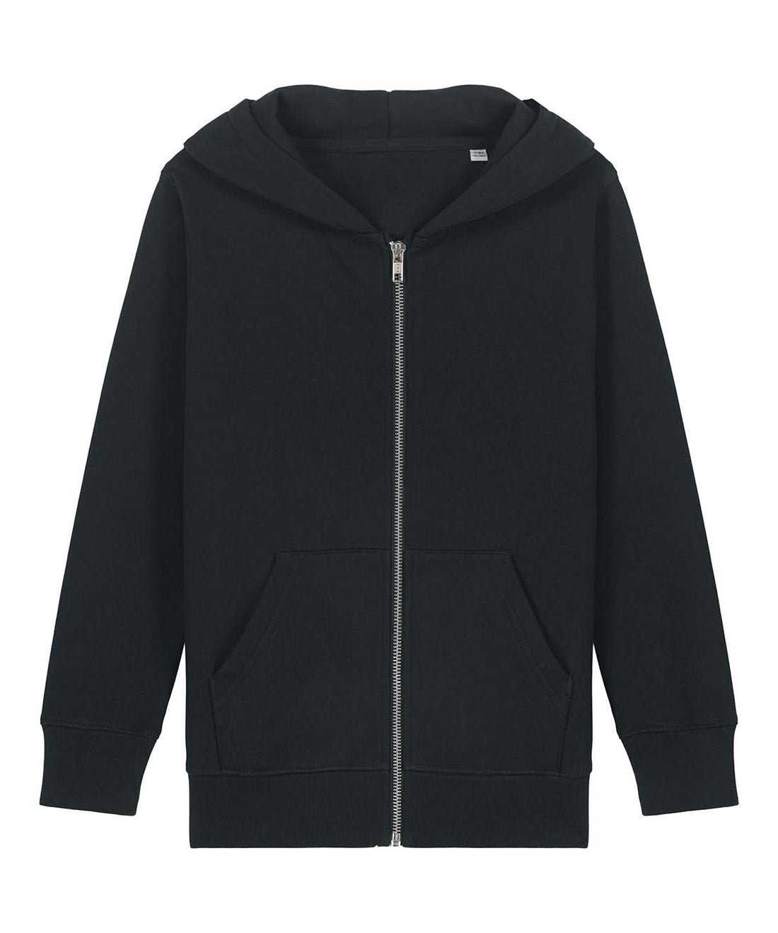 Stanley/Stella Kids Mini Cultivator 20 iconic zip thru hoodie sweatshirt STSK182 SX749 - Black - Customisable Hoodies