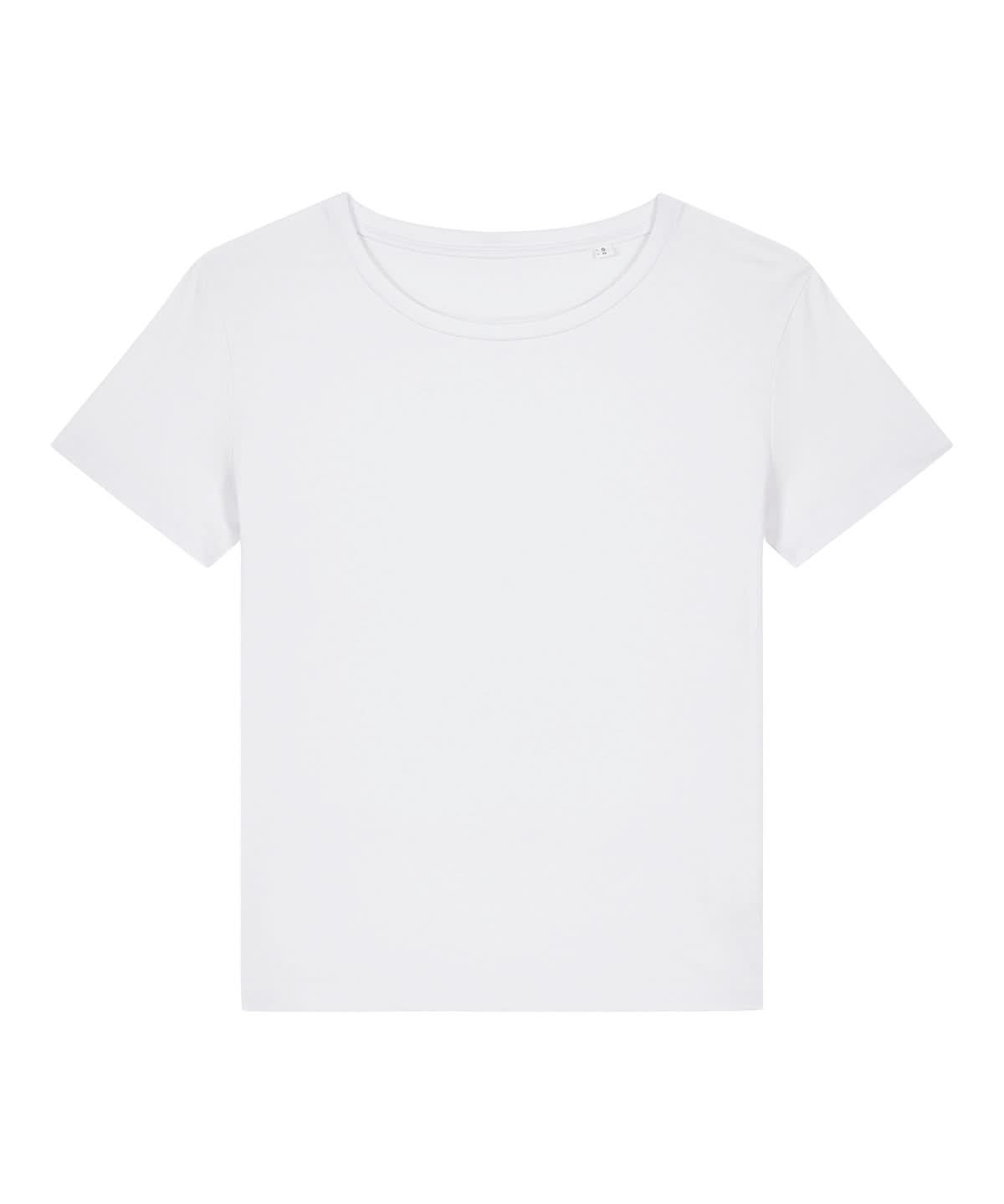 Stanley/Stella Womens Stella Serena Iconic Mid Light T Shirt STTW173 White SX781 - White - Customisable T-Shirts