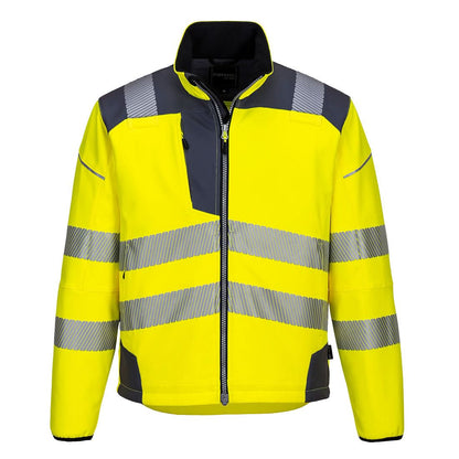Portwest Pw3 Hi Vis Softshell 3L T402