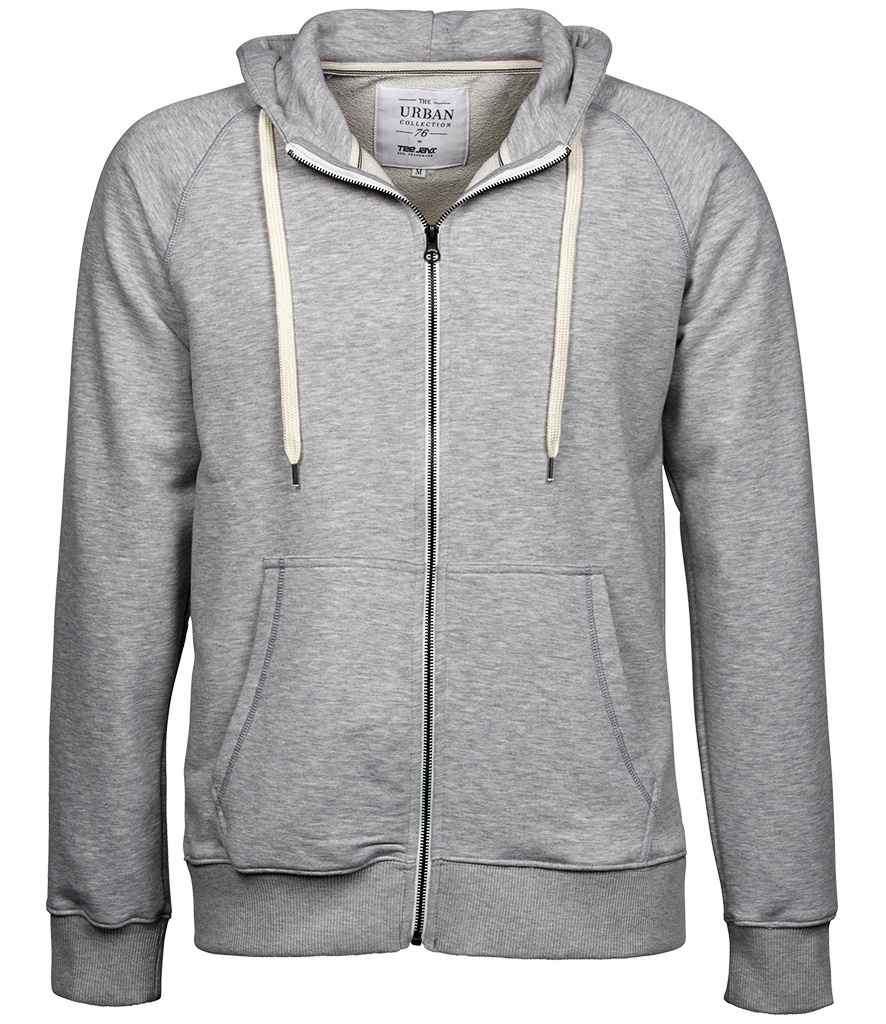 Urban Zip Hoodie TJ5402 - Heather Grey - Customisable Hoodies