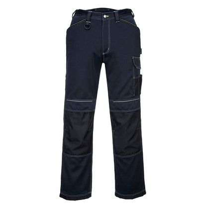 Portwest Pw3 Work Trousers T601 - Navy Black - Customisable Trousers
