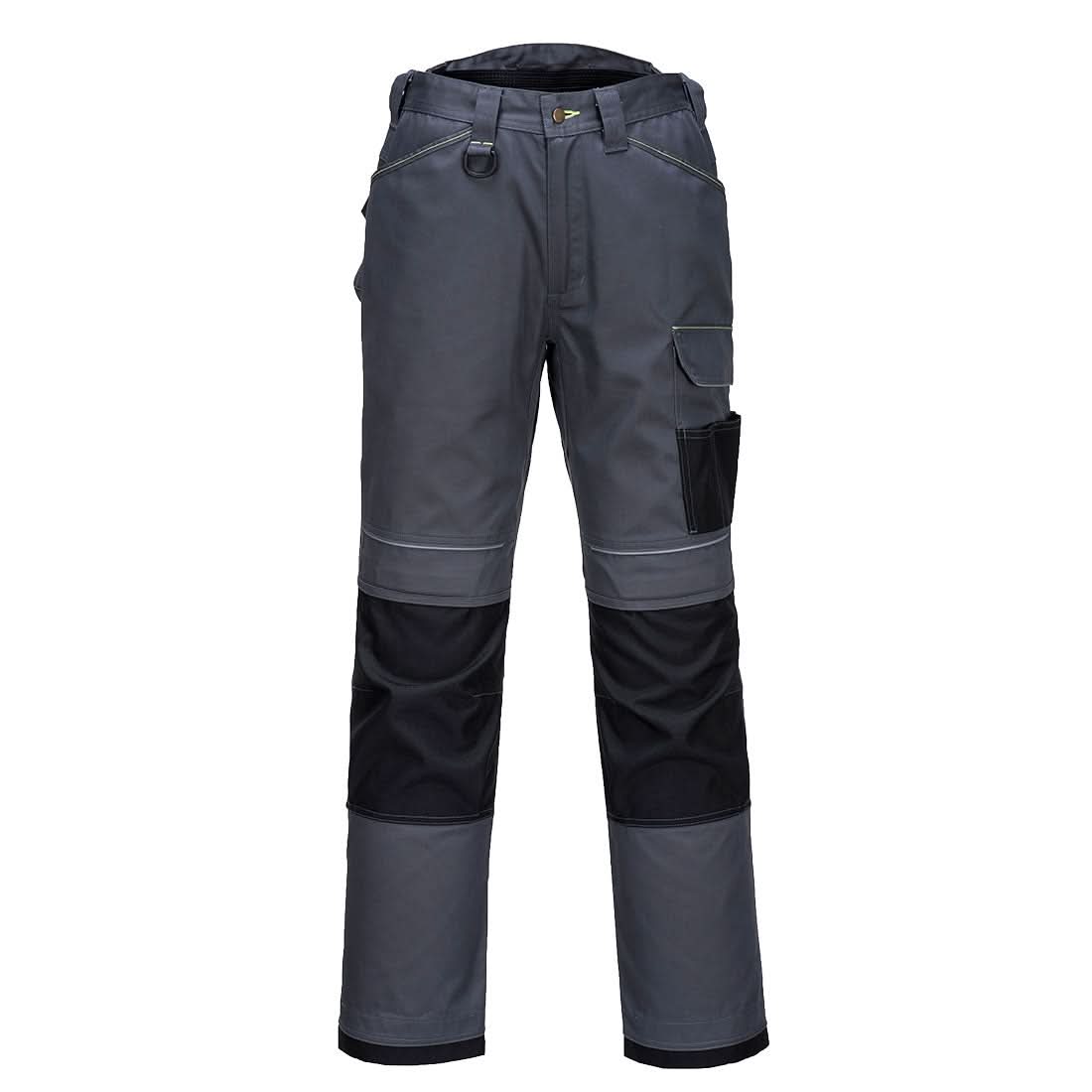 Portwest Pw3 Work Trousers T601 - Zoom Grey Black - Customisable Trousers