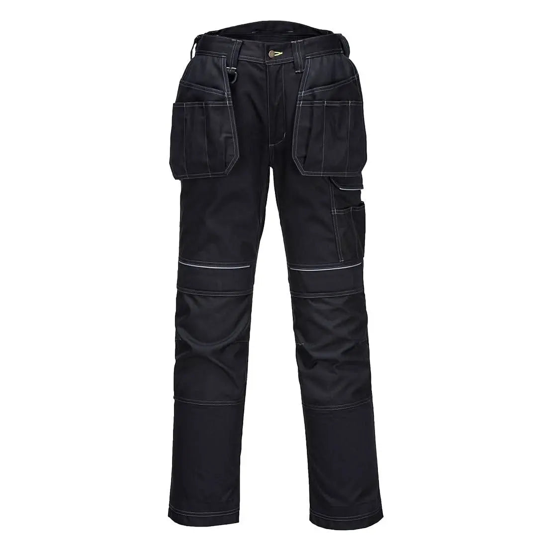 Portwest Pw3 Holster Work Trousers T602 - Black - Customisable Trousers