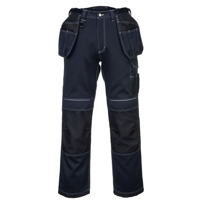 Pw3 Holster Work Trousers T602 - Navy Black Short - Customisable Work Trousers