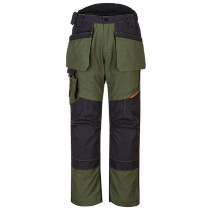 Portwest Wx3 Holster Trousers T702 - Olive Green - Customisable Trousers