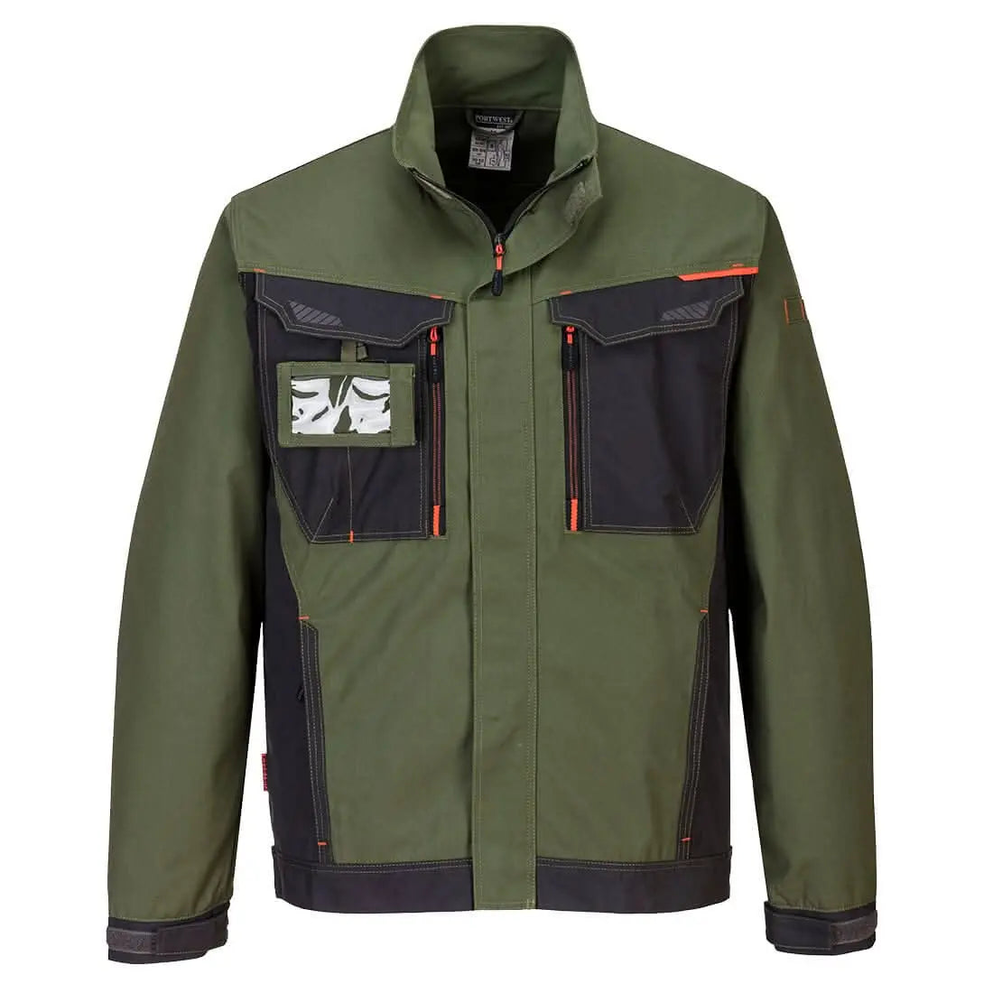Wx3 Work Jacket T703 - Olive Green - Customisable Work Jackets