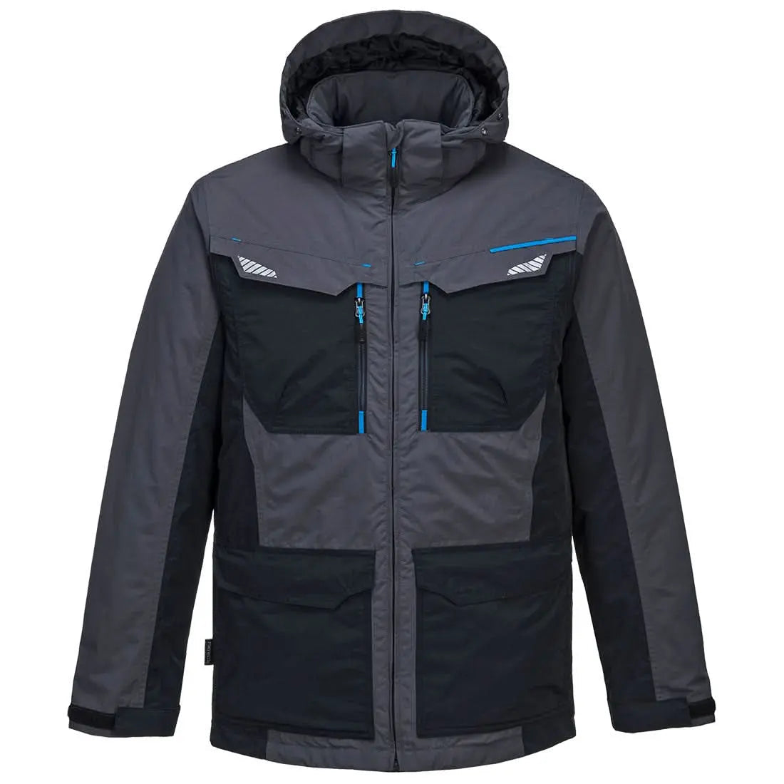 Wx3 Winter Jacket T740 - Metal Grey - Customisable Insulated Jackets