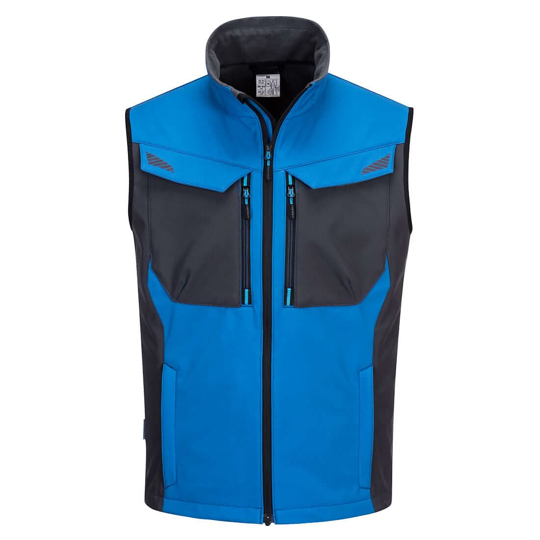 Portwest Wx3 Softshell Bodywarmer 3L t751 - Persian Blue - Customisable Clothing