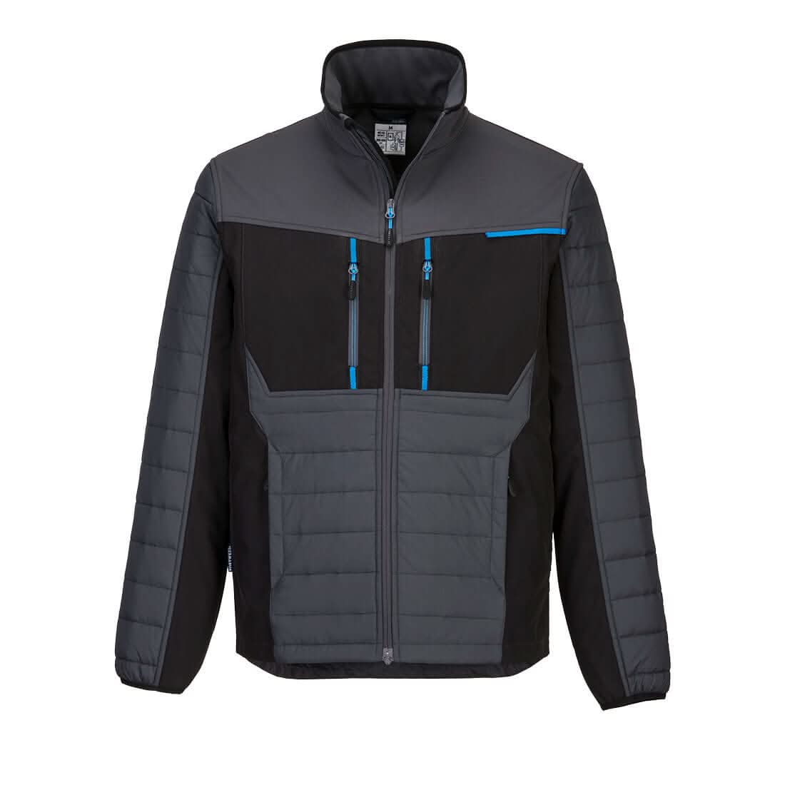 Portwest Wx3 Hybrid Baffle Jacket t752 - Metal Grey - Customisable Jacket