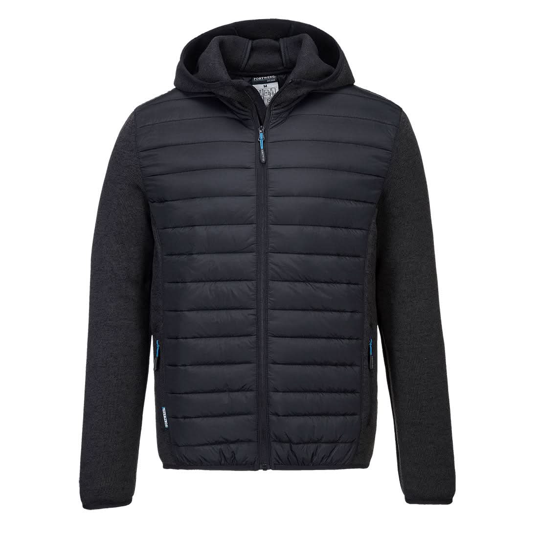 Portwest Kx3 Hybrid Baffle Jacket T832 - Grey Marl - Customisable Jacket