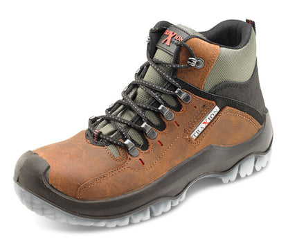 Beeswift Traxion Boot - Brown - Customisable Safety Boots