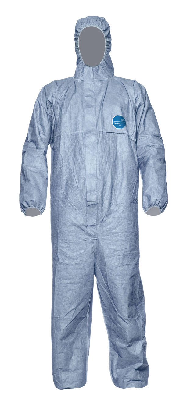 Tyvek500 Tyvek® Xpert Hooded Coverall - Blue - Customisable Coveralls