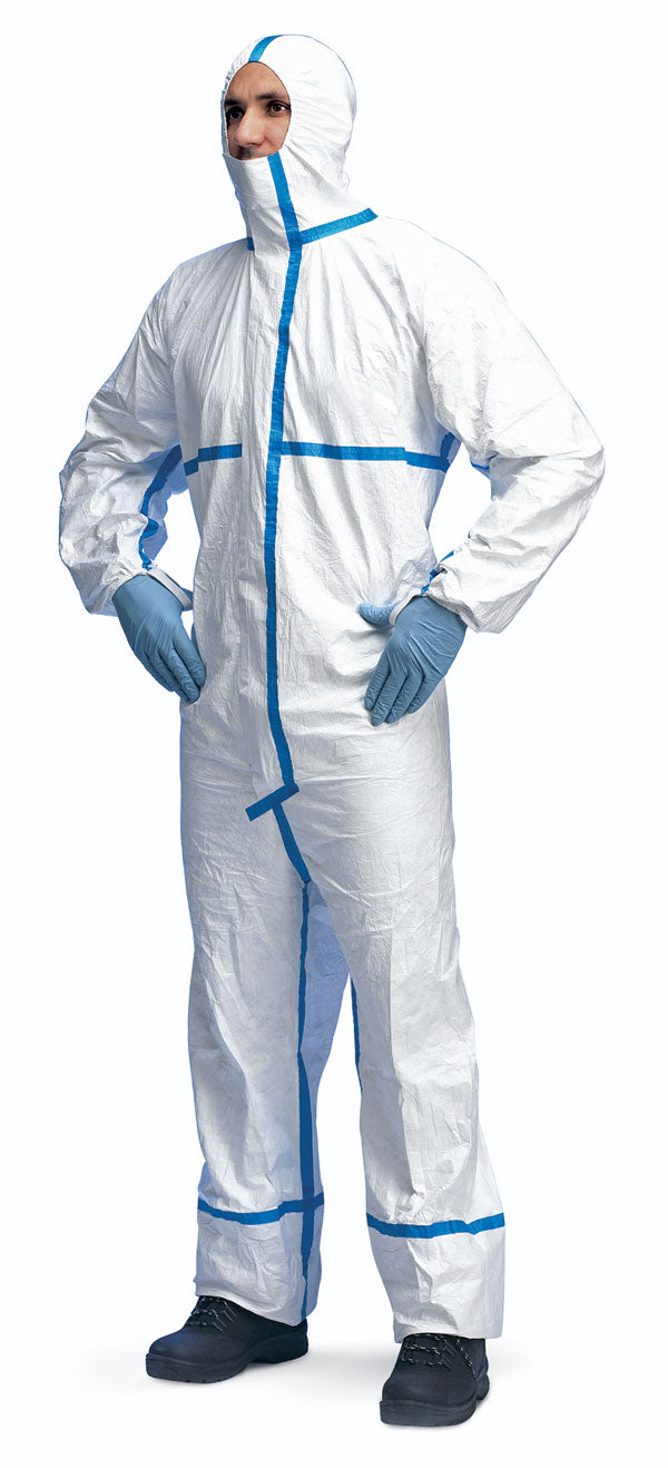 Tyvek600 Tyvek® Plus Disposable Coverall - White - Customisable Coveralls