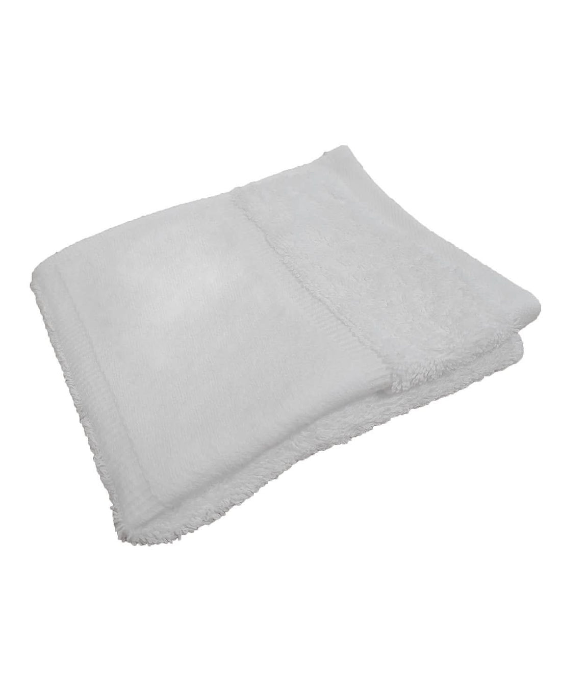 Towel City Organic guest towel with printable border TC505 - White One size - Customisable Towels