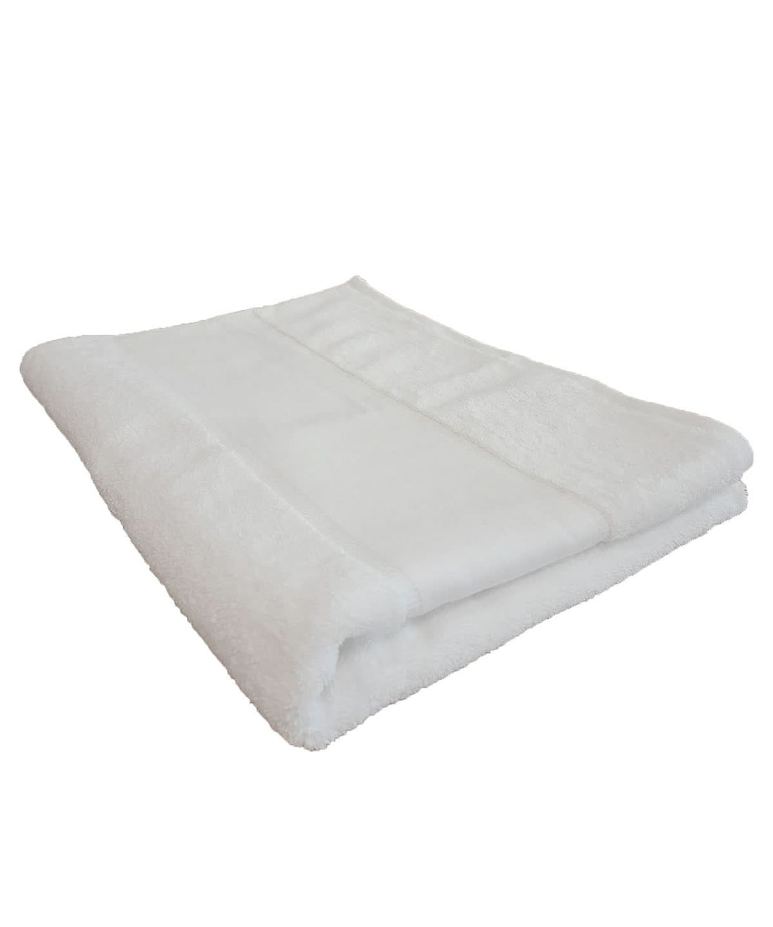 Towel City Organic bath sheet with printable border TC506 - White One size - Customisable Towels