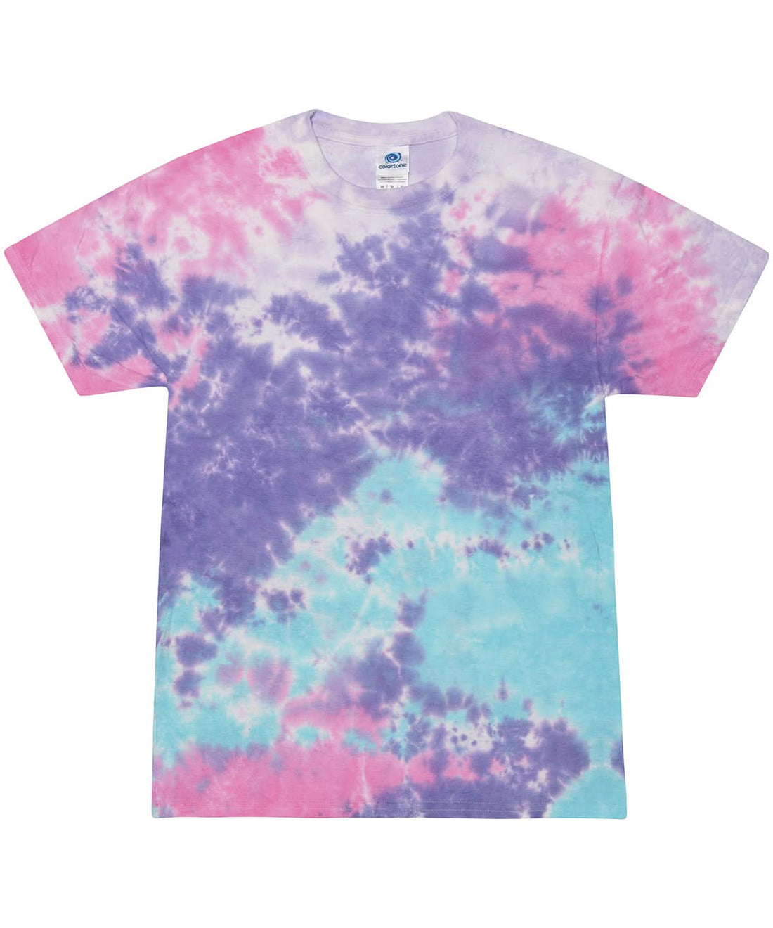 Colortone Tie Dye Shirt Cotton Candy TD02M - Cotton Candy - Customisable T-Shirts