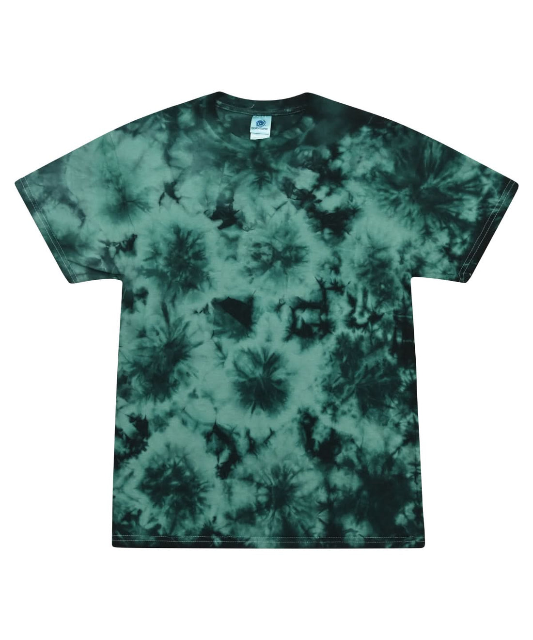Colortone Tie Dye Shirt Crystal Jade TD02M - Crystal Jade - Customisable T-Shirts