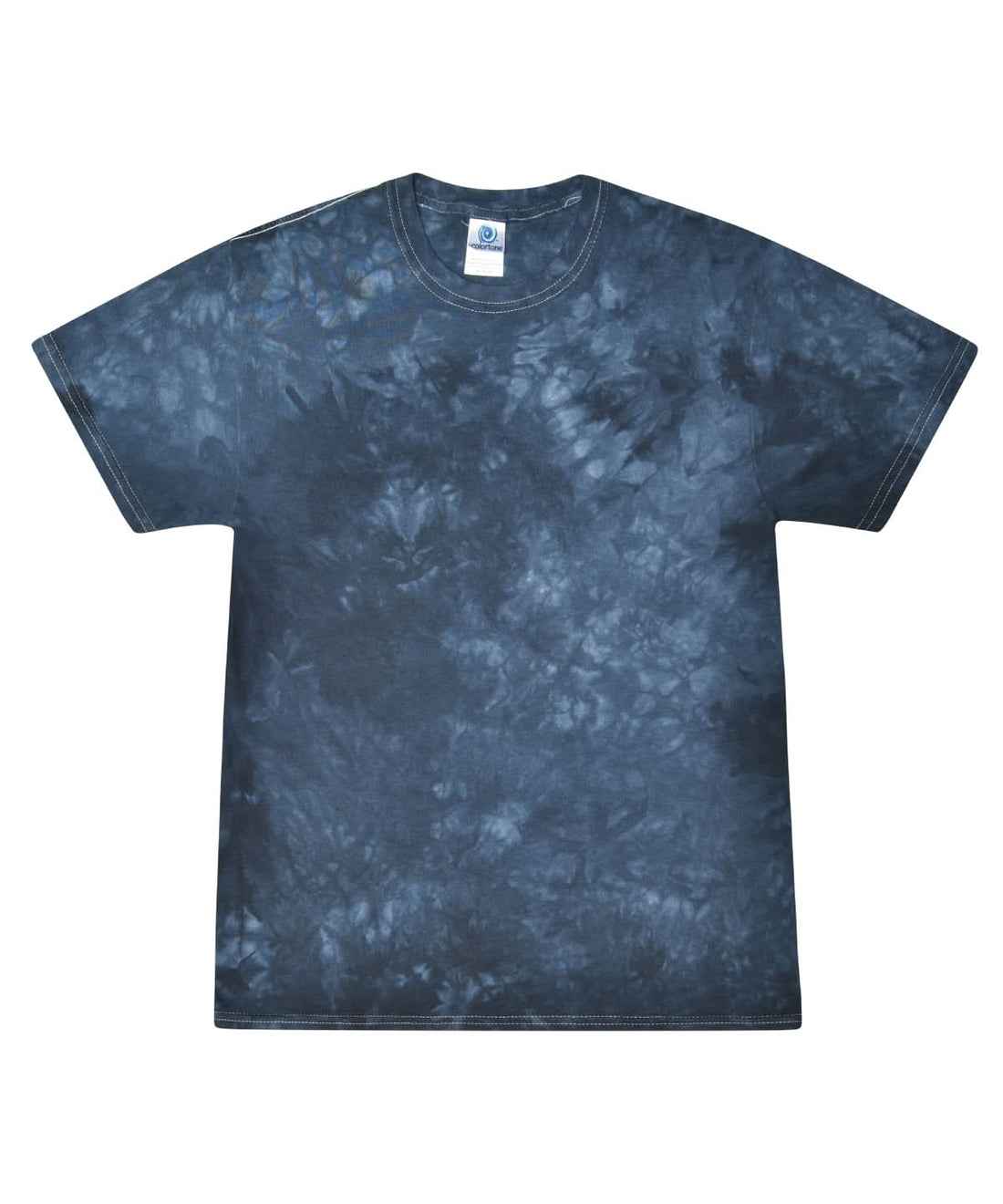 Colortone Tie Dye Shirt Crystal Navy TD02M - Crystal Navy - Customisable T-Shirts