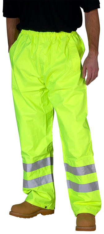 Beeswift Hi Vis Waterproof Traffic Trousers - - Customisable Trousers