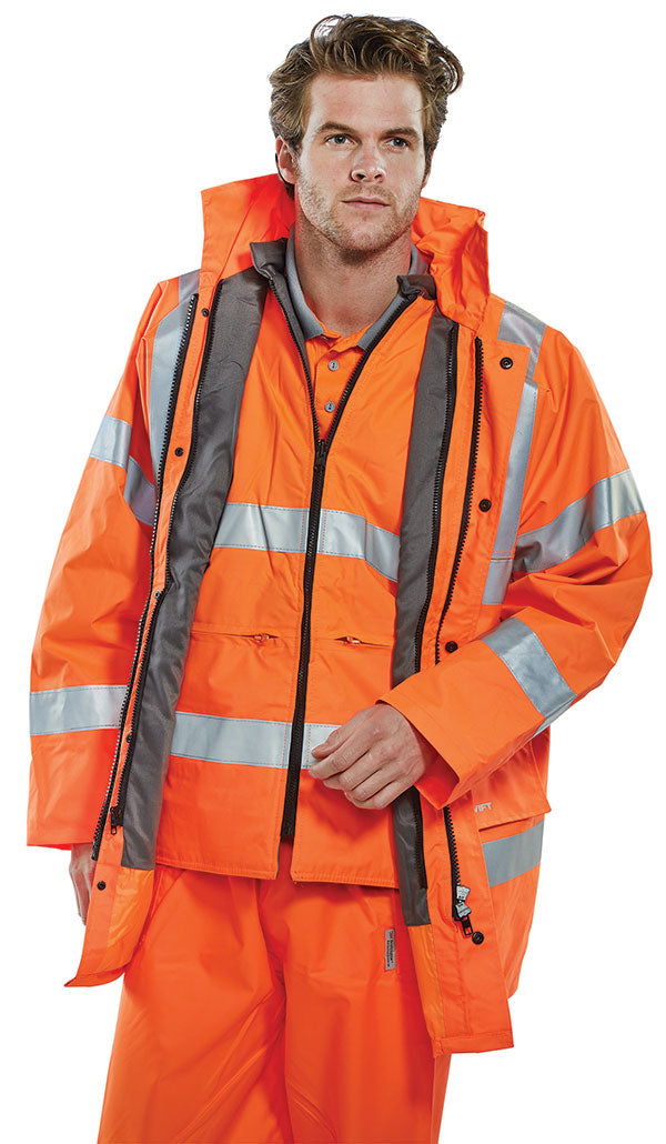 Beeswift In Hi Vis Jacket And Bodywarmer - - Customisable Jackets