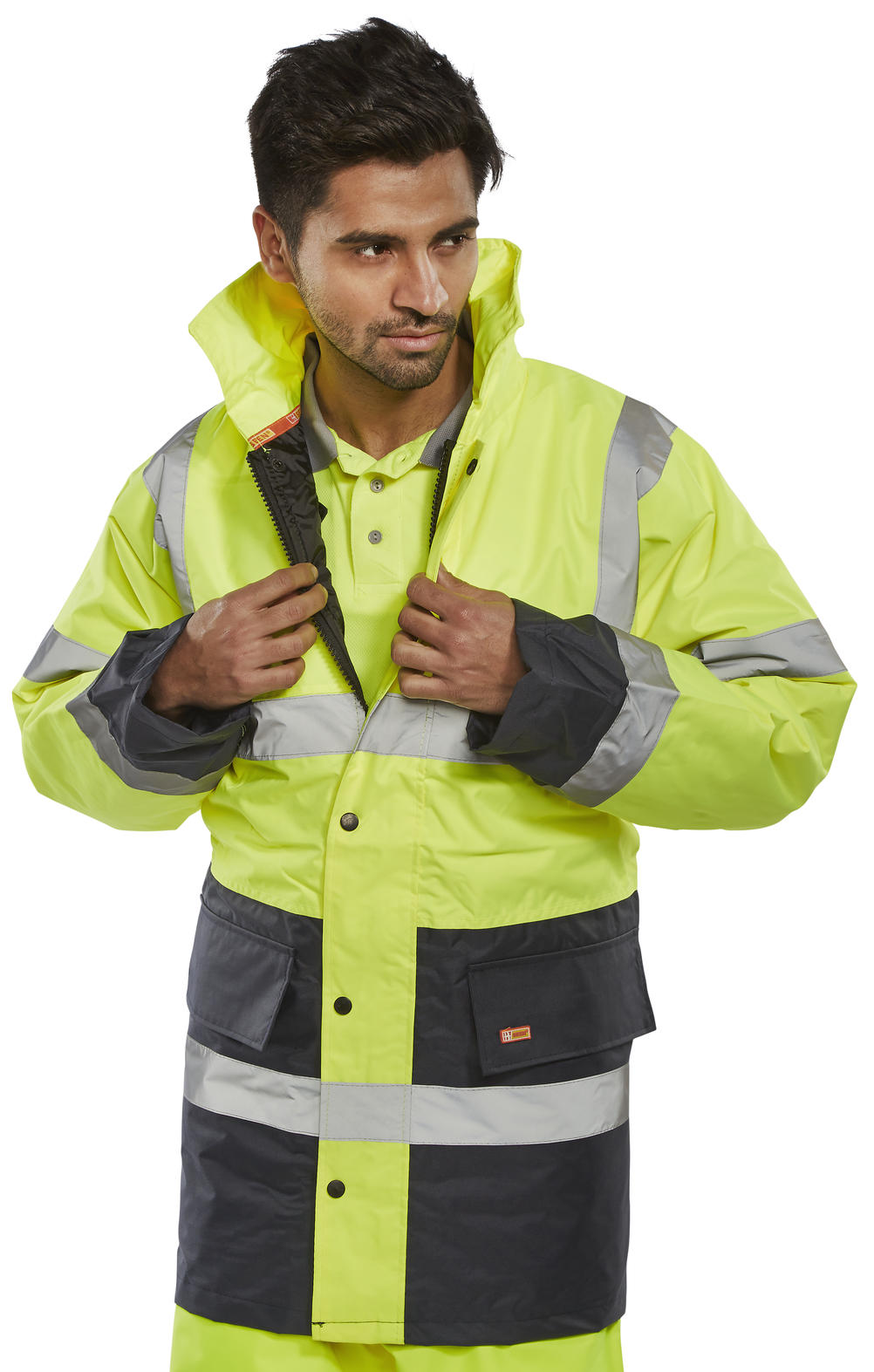 Beeswift Hi Vis Two Tone Traffic Jacket - - Customisable Jackets
