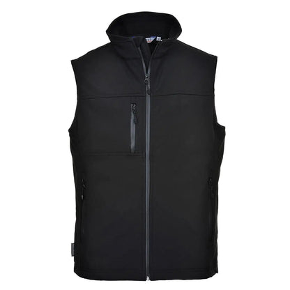 Softshell Bodywarmer (3 L) Tk51 - Black - Customisable Bodywarmers