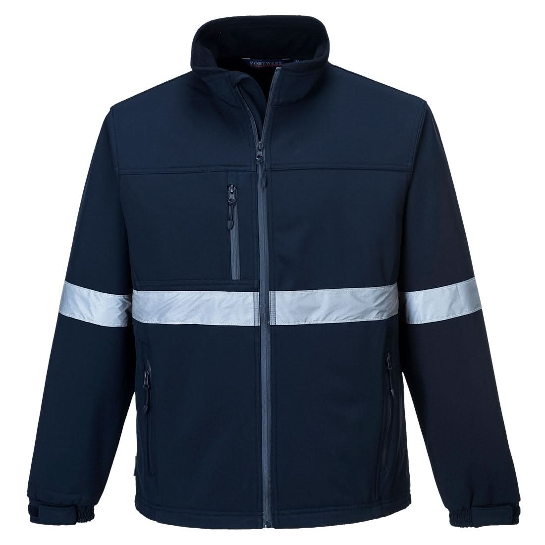 Portwest Iona Softshell Jacket 3L TK54 - Navy - Customisable Softshell Jacket