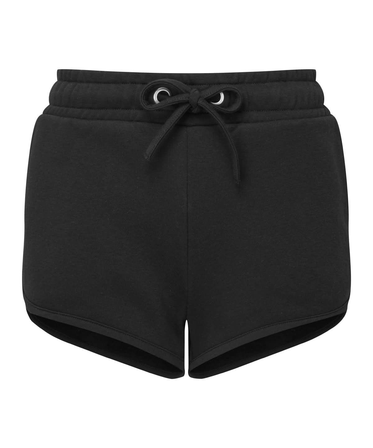 TriDri Tridri WomenS Recycled Retro Jogger Shorts TR063 - Black - Customisable Shorts