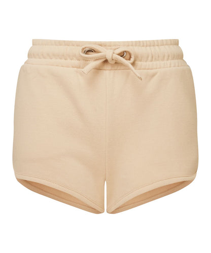TriDri Tridri WomenS Recycled Retro Jogger Shorts TR063 - Nude - Customisable Shorts