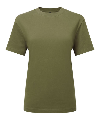 TriDri Tridri WomenS Organic Boxy Oversized T Shirt TR064 - olive - Customisable T-Shirts