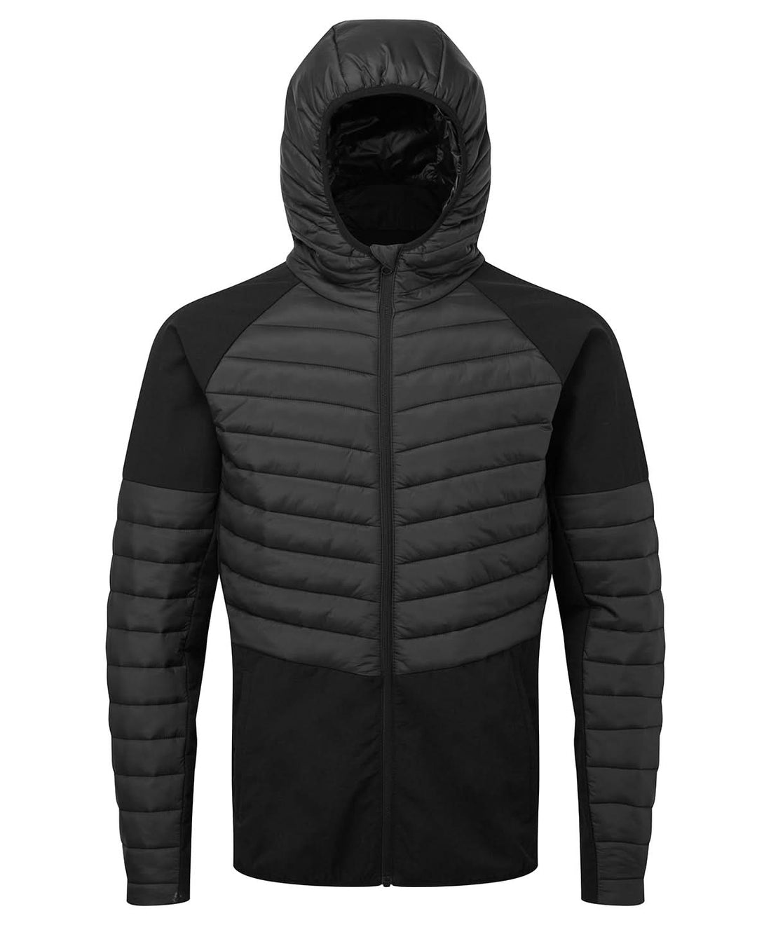 TriDri Tridri MenS Insulated Hybrid Jacket TR073 - Black - Customisable Jacket