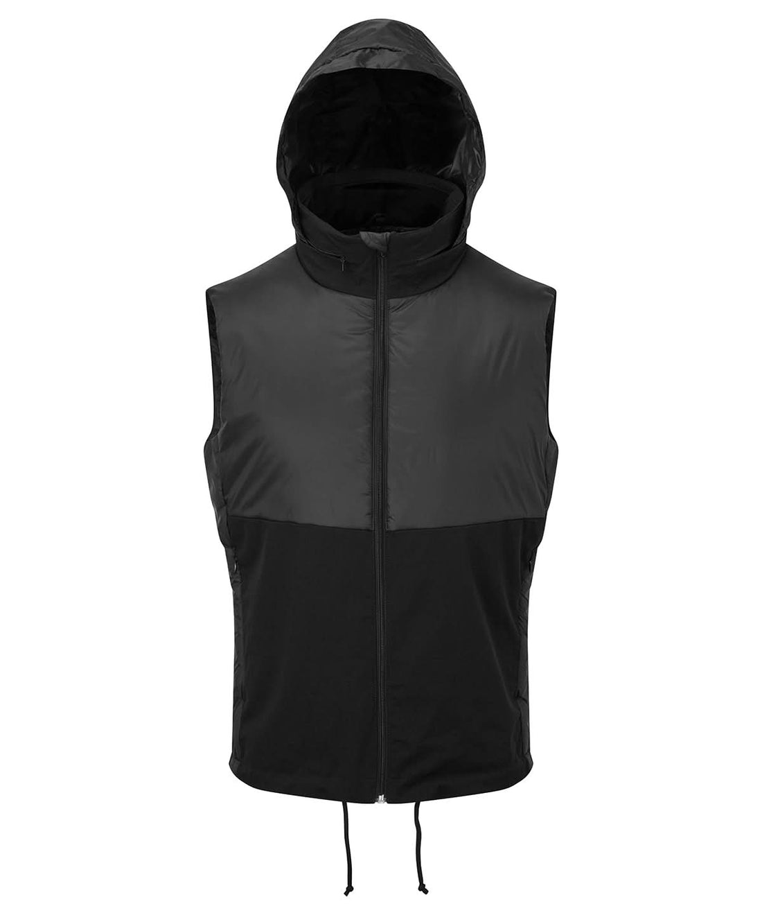TriDri Tridri MenS Insulated Hybrid Gilet TR075 - Black - Customisable Bodywarmer