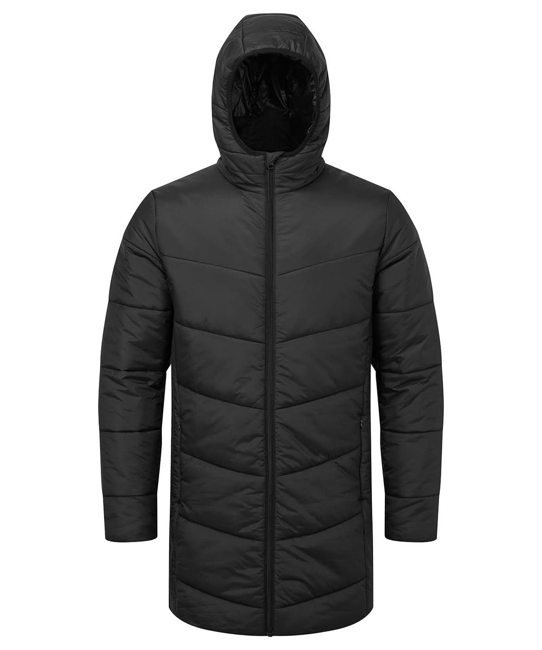TriDri Tridri MenS Microlight Longline Jacket TR076 - Black - Customisable Jacket