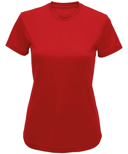 TriDri Tridri WomenS Recycled Performance T Shirt TR502 - Fire Red - Customisable T-Shirts