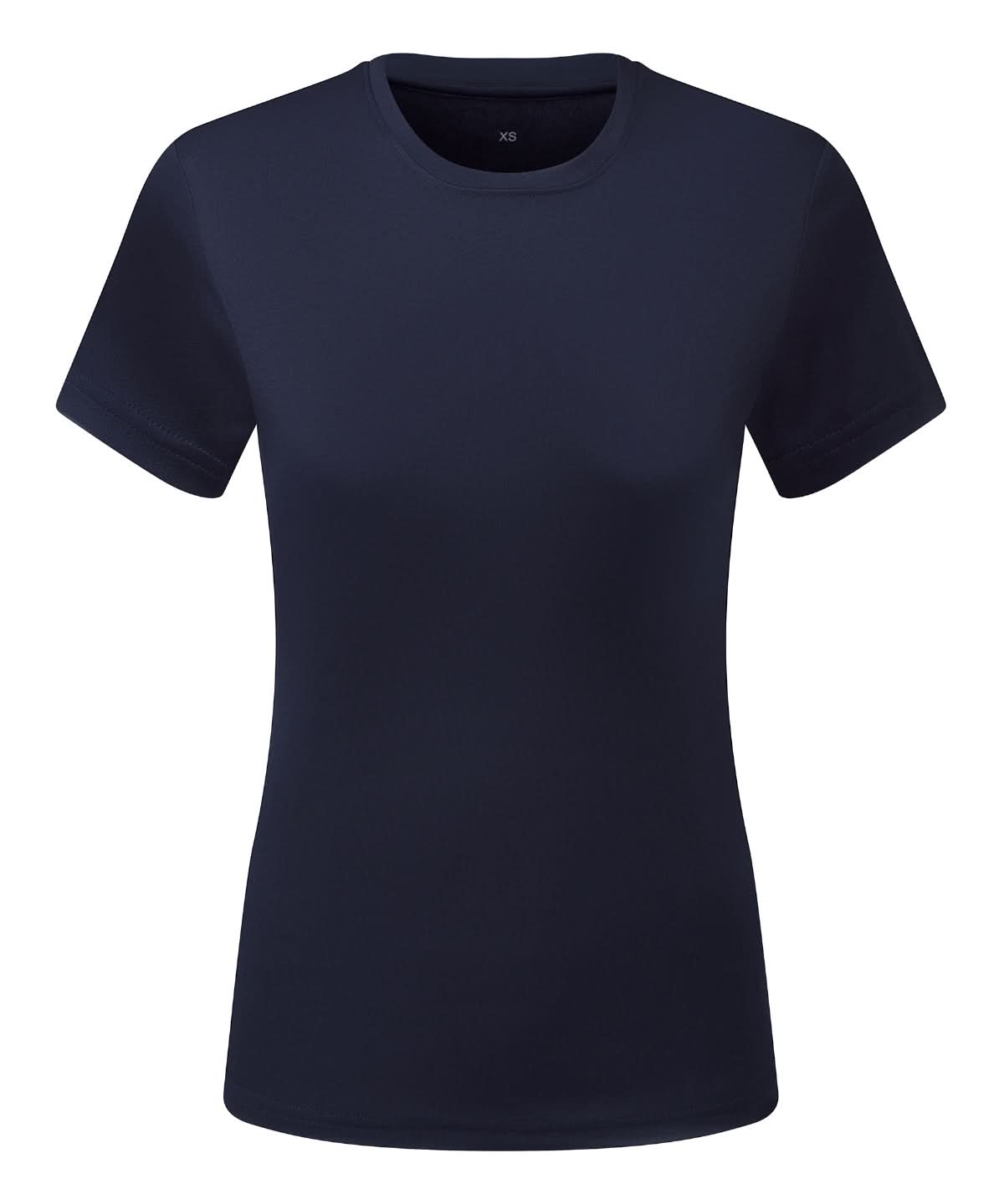 TriDri Tridri WomenS Cationic Recycled Textured Tee TR504 - French Navy - Customisable T-Shirts