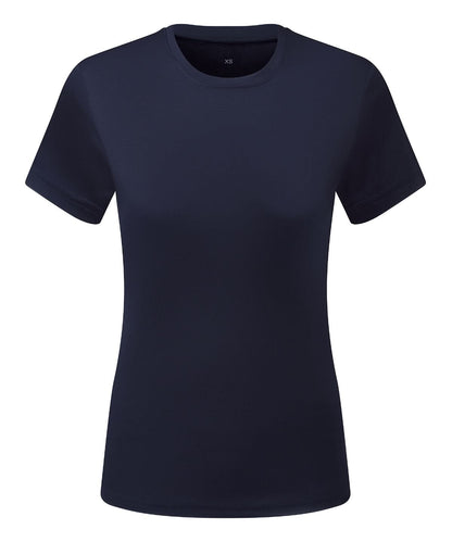 TriDri Tridri WomenS Cationic Recycled Textured Tee TR504 - French Navy - Customisable T-Shirts
