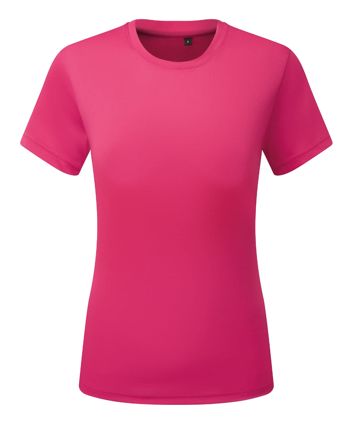 TriDri Tridri WomenS Cationic Recycled Textured Tee TR504 - Hot Pink - Customisable T-Shirts