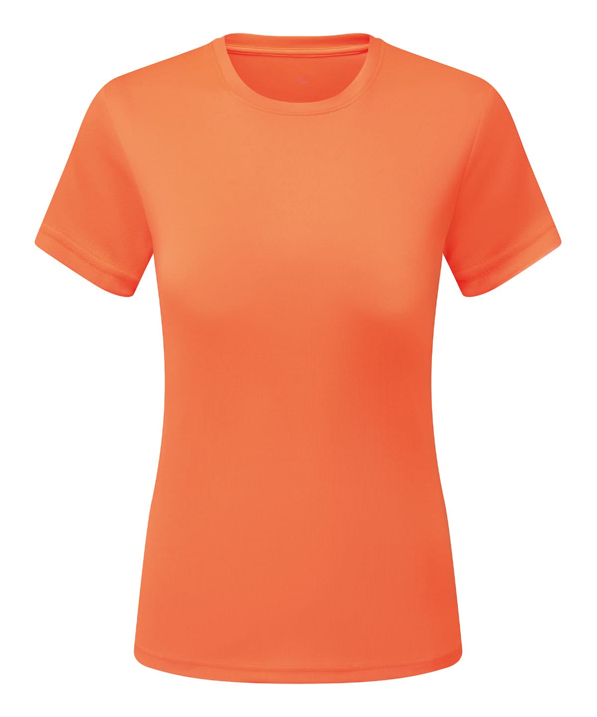 TriDri Tridri WomenS Cationic Recycled Textured Tee TR504 - Lightning Orange - Customisable T-Shirts
