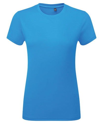 TriDri Tridri WomenS Cationic Recycled Textured Tee TR504 - Sapphire - Customisable T-Shirts