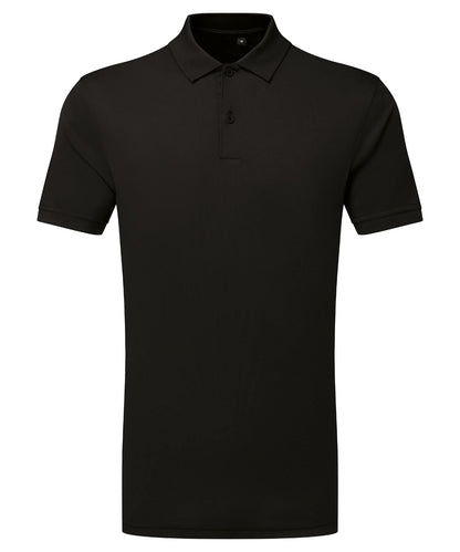 TriDri Cationic recycled textured polo