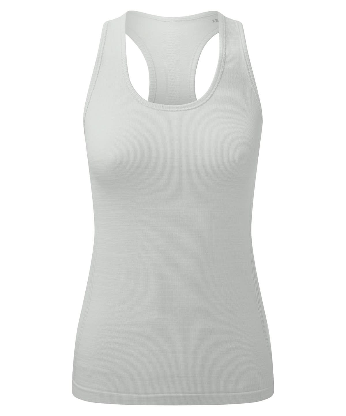 TriDri Tridri WomenS Recycled Seamless 3D Fit Multi Sport Flex Vest TR509 - Cool Grey Melange - Customisable Vest