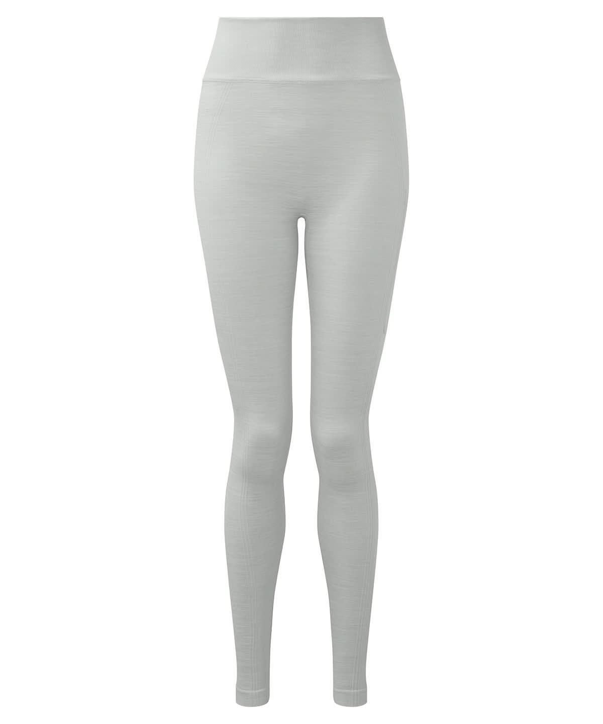 TriDri Tridri WomenS Recycled Seamless 3D Fit Multi Sport Flex Leggings TR512 - Cool Grey Melange - Customisable Leggings