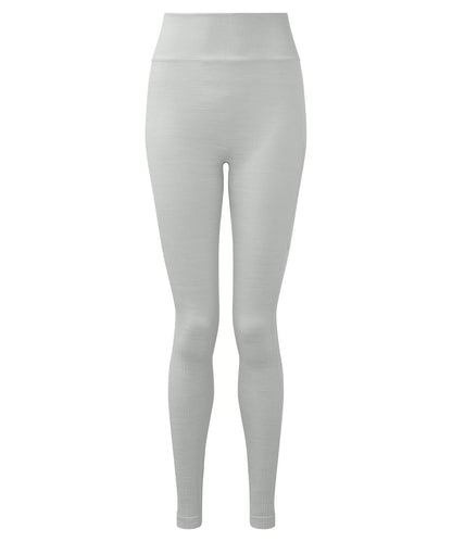 TriDri Tridri WomenS Recycled Seamless 3D Fit Multi Sport Flex Leggings TR512 - Cool Grey Melange - Customisable Leggings