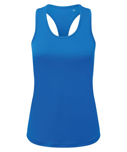 TriDri Tridri WomenS Recycled Performance Slim Racerback Vest TR527 - Sapphire - Customisable Vest