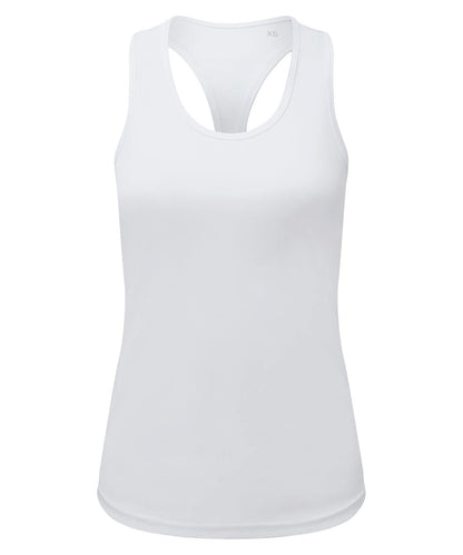 TriDri Tridri WomenS Recycled Performance Slim Racerback Vest TR527 - White - Customisable Vest